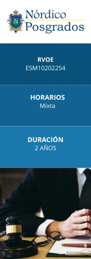 Maestría en Derecho Procesal